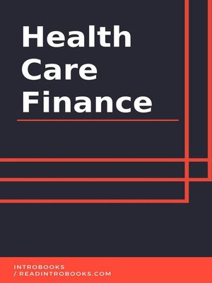 cover image of Health Care Finance